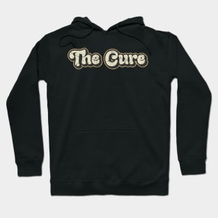 The Cure - Vintage Text Hoodie